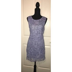 Forever 21 Lace Dress Periwinkle/lavenderish  Sz L